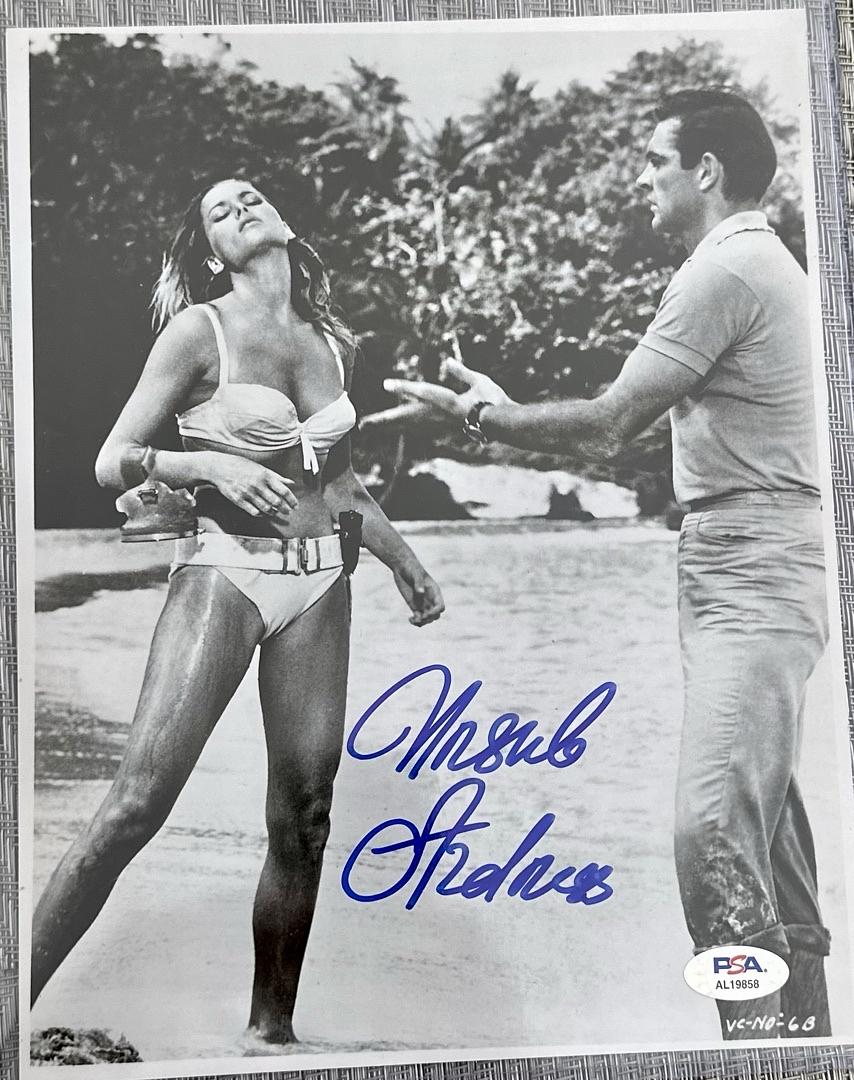 Ursula Andress (James Bond) sexy signed 8x10 - PSA COA